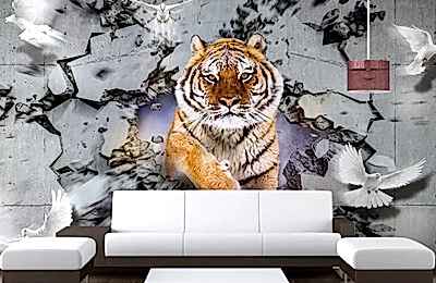 3D Duvar Kağıdı Kaplama