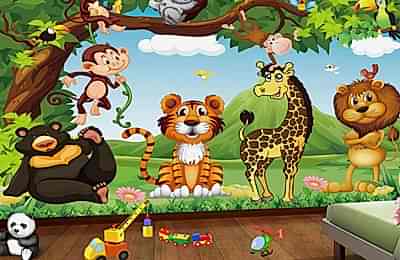 Çocuk Odası Duvar Kağıdı Kaplama