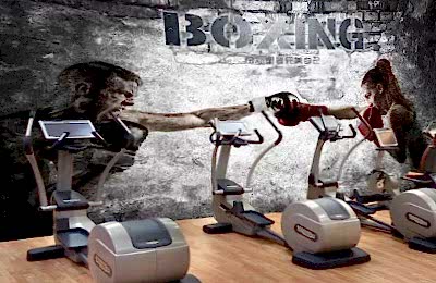 Spor Salonu Duvar Kağıdı Kaplama